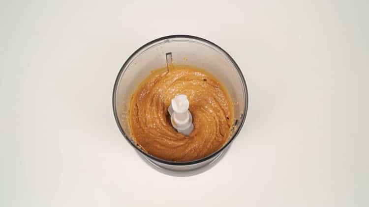 To make peanut cookies, mix the ingredients