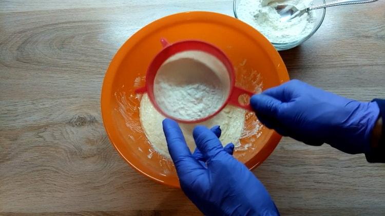 Add flour to make gluten free cookies.