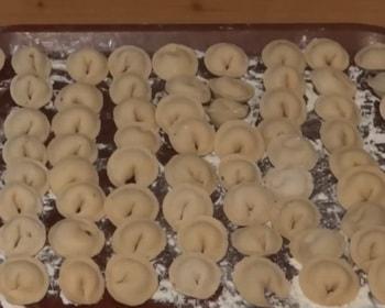Delicious dumplings with mushrooms - a detailed recipe