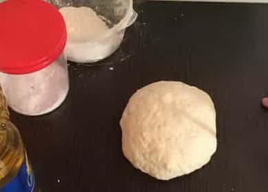 Khinkali dough step by step recipe with photo