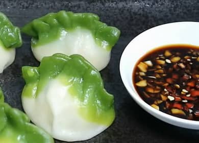 Chinese dumplings step by step recipe with photo