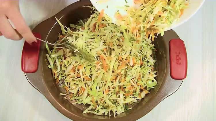 To prepare cabbage jellied pie, prepare the ingredients