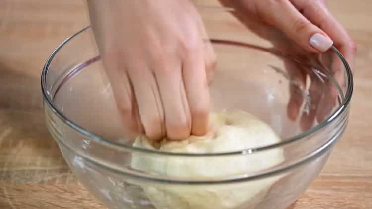 To make chicken quesadillas, knead the dough