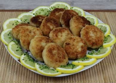 Step by step recipe cod fish cakes with photo