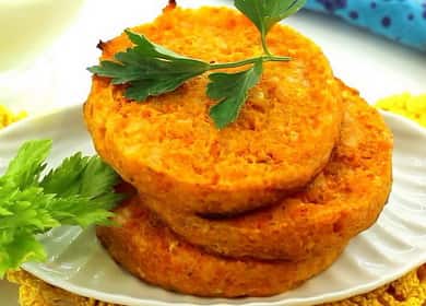 Carrot cutlets in the oven - a useful and tasty recipe with photos step by step