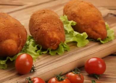 Kiev cutlets on a step by step recipe with photos