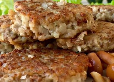 Delicious buckwheat cutlets - easy, tasty and healthy