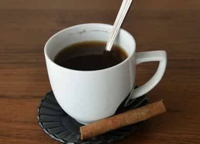 Coffee with honey and cinnamon - a recipe for cooking in Turk