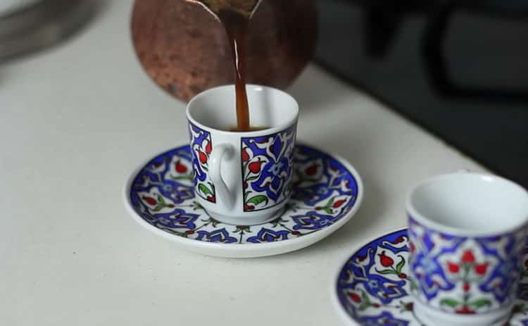 Turkish coffee - a home-made recipe