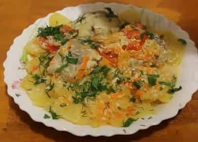 Delicioso abadejo con verduras y papas: una receta para cocinar en una olla de cocción lenta
