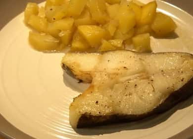 Inihurnong halibut sa oven - isang simple at masarap na recipe