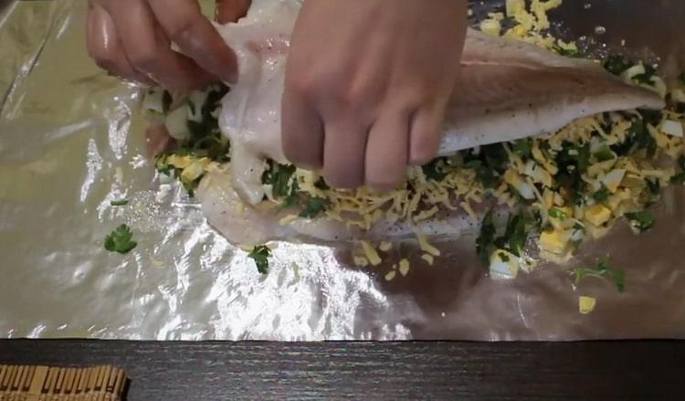 Para preparar el panga en el horno, prepare todos los ingredientes.