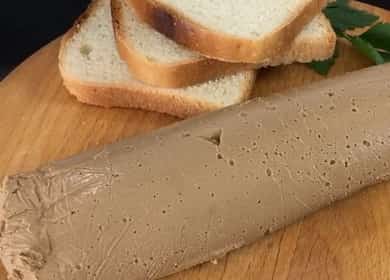 Delicate chicken liver pate