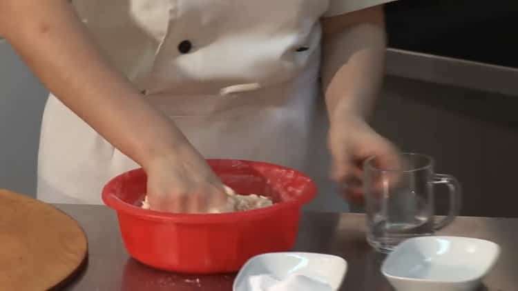 To make dumplings with broth, prepare the dough