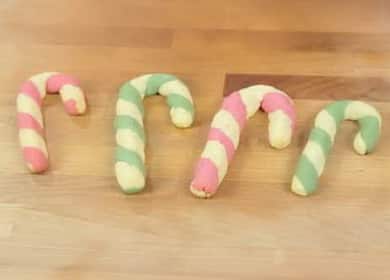 Christmas cookies with colored icing