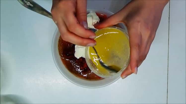 Da biste napravili heljdine kolačiće, dodajte med