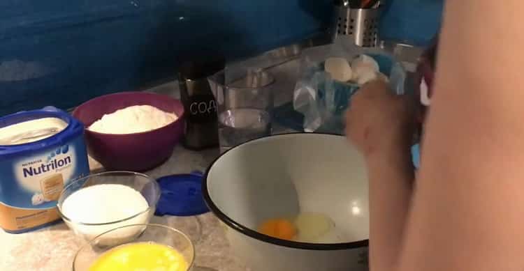 To prepare cookies from a baby formula, prepare the ingredients