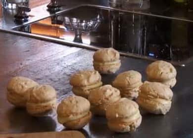 Almond harina cookies ayon sa isang hakbang-hakbang na recipe na may larawan