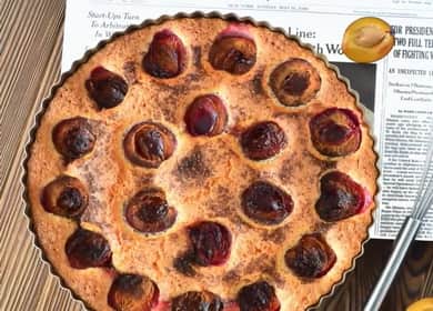 Plum pie - famous American recipe