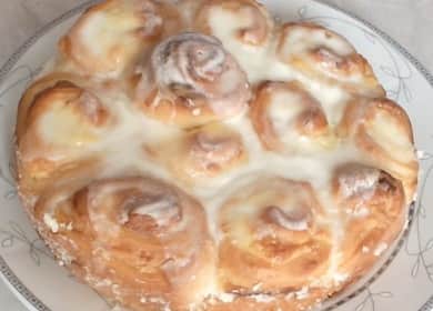 Pie with cottage cheese from yeast dough - a tender and very tasty recipe