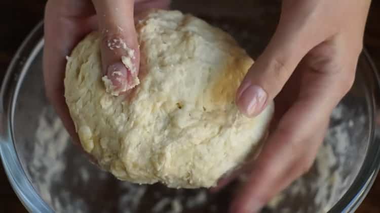 To make margarita pizza, knead the dough