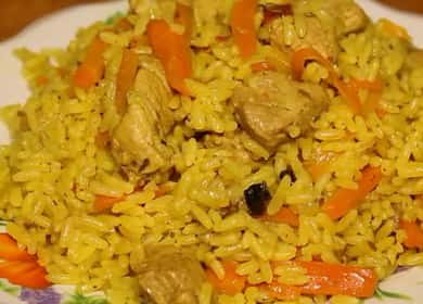 Redmond pork pilaf in a slow cooker - a quick and easy recipe