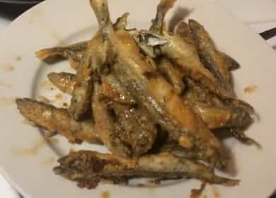 How to learn how to cook delicious fried capelin in a step by step recipe