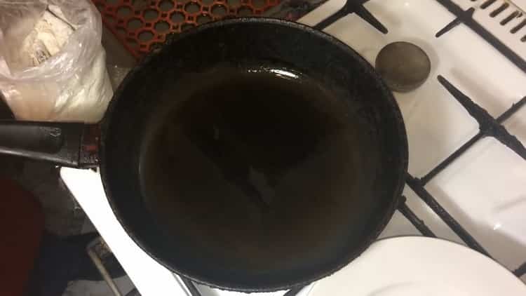 For the preparation of fried capelin. preheat the pan