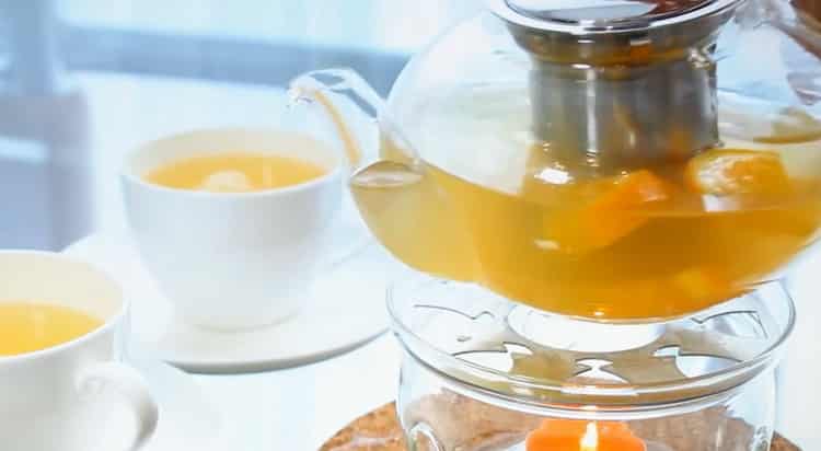 How to make ginger tea with lemon and honey according to a simple recipe with a photo