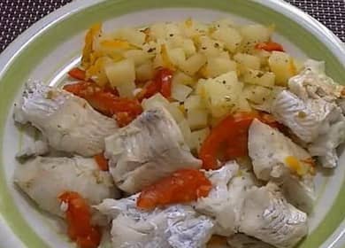 Fish and vegetables in a double boiler - a diet and tasty recipe