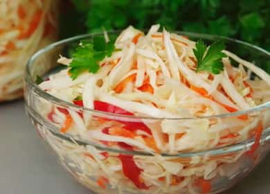 Repollo en escabeche delicioso - Receta instantánea