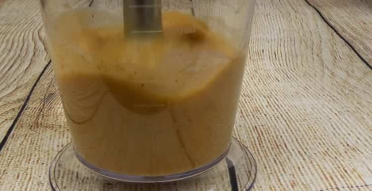 To make a banana smoothie, beat the ingredients with a blender