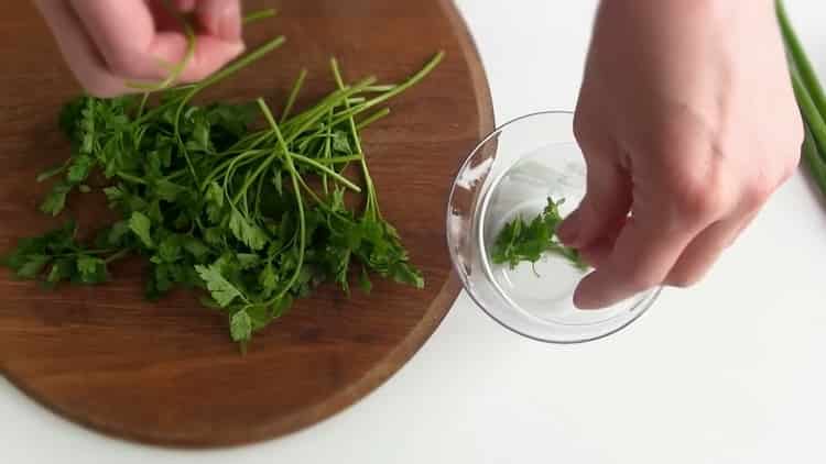 To prepare the fish sauce, prepare the ingredients