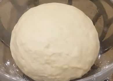 Manti dough in milk according to a step by step recipe with photo