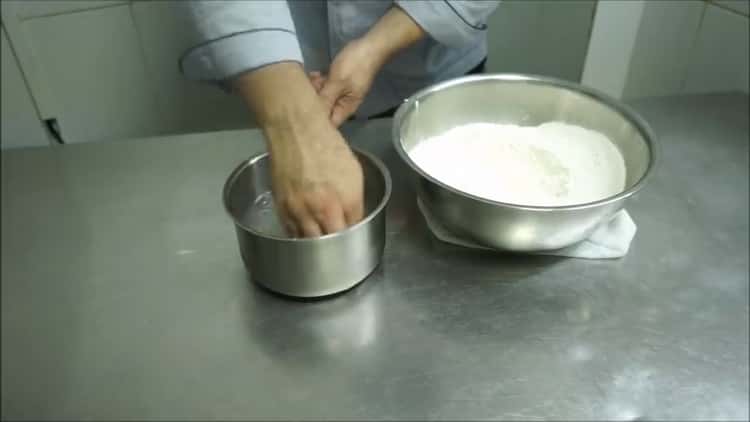 To prepare manti dough, prepare the ingredients
