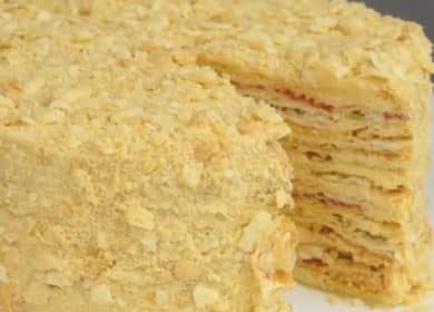 Gâteau feuilleté Stepka-rasterka: recette pas à pas avec photo