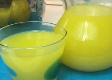 Limonade aux oranges selon une recette pas à pas avec photo