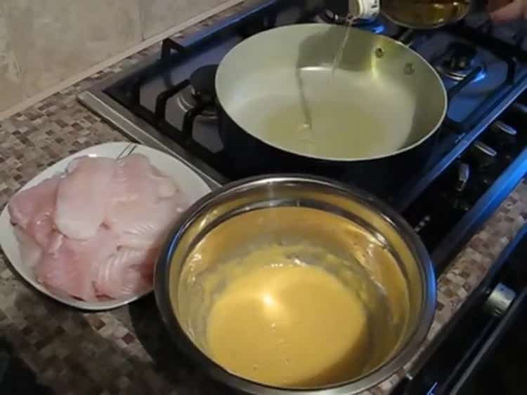 Pangasius fillet: step by step recipe with photo