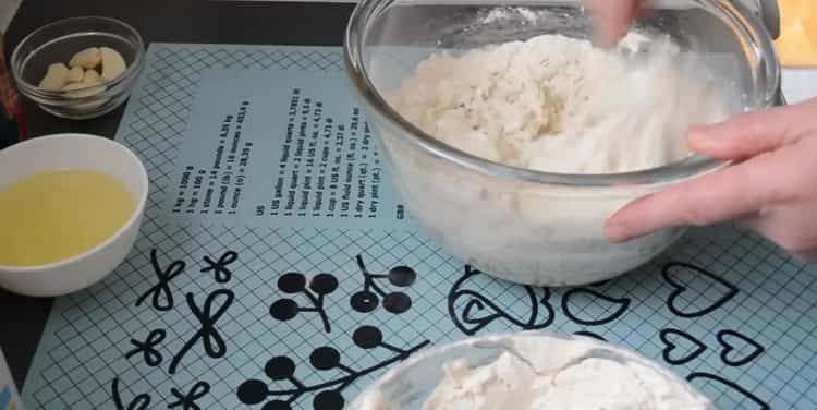 To make dagestan khinkal, knead the dough