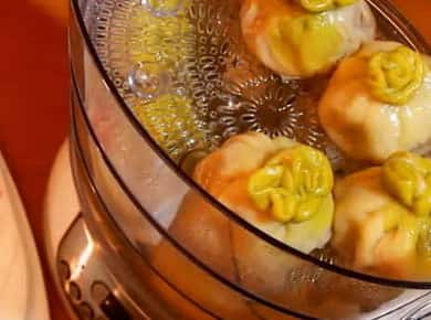 Steamed Colored Khinkali - An Original Recipe