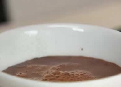 Kava s čokoladom korak po korak recept sa fotografijom
