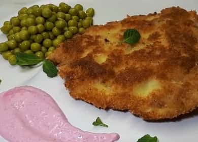 A simple recipe for making schnitzel from rabbit fillet