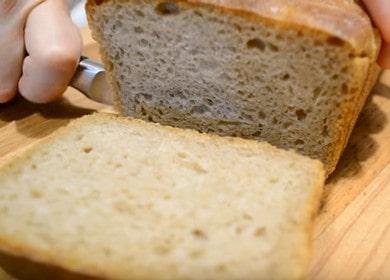 Nous préparons un délicieux pain au levain sans levure selon une recette détaillée avec photo.