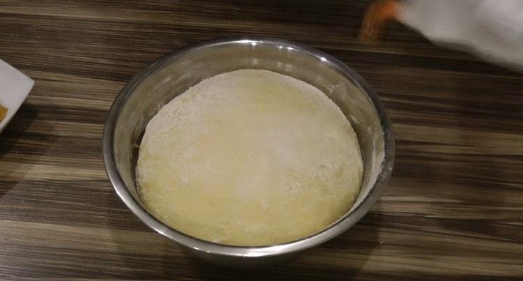 This dough rises very well in a warm place.