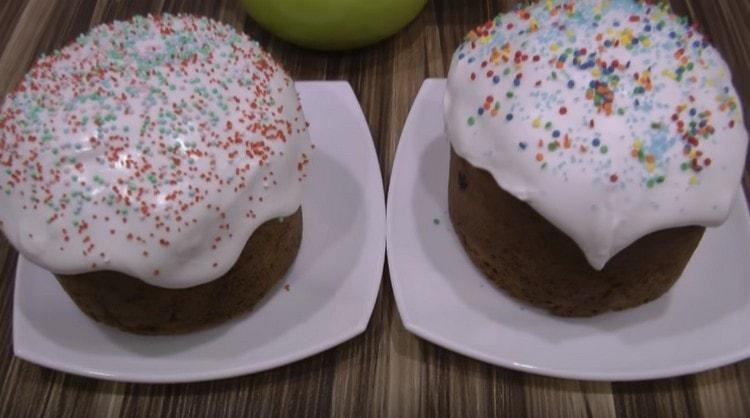Here is such a quick recipe for Easter cake.