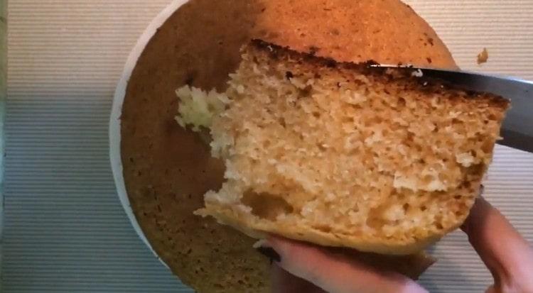 Un pastelito en margarina resulta magnífico y bastante alto.