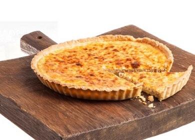Cooking homemade quiche Loren: a recipe with step-by-step photos and videos.