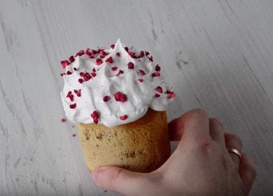 Gâteau de Pâques (cupcake) sans levure - cuire et décorer