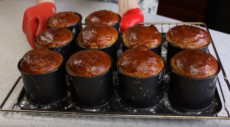 Nuestros pasteles están listos.