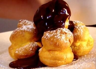 A simple and understandable recipe for profiteroles at home